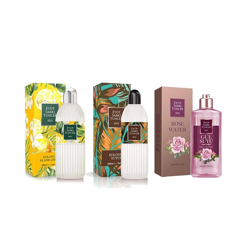 EST Klasik Limon Cam, Tütün Pet 400 ml, Gül Suyu 350 ml