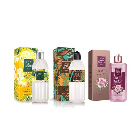 EST Klasik Limon Cam, Tütün Pet 400 ml, Gül Suyu 350 ml