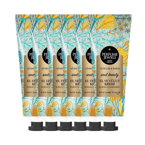 Eyüp Sabri Tuncer Perfume Jewels Soul Beauty El ve Vücut Kremi 50 ml x 6