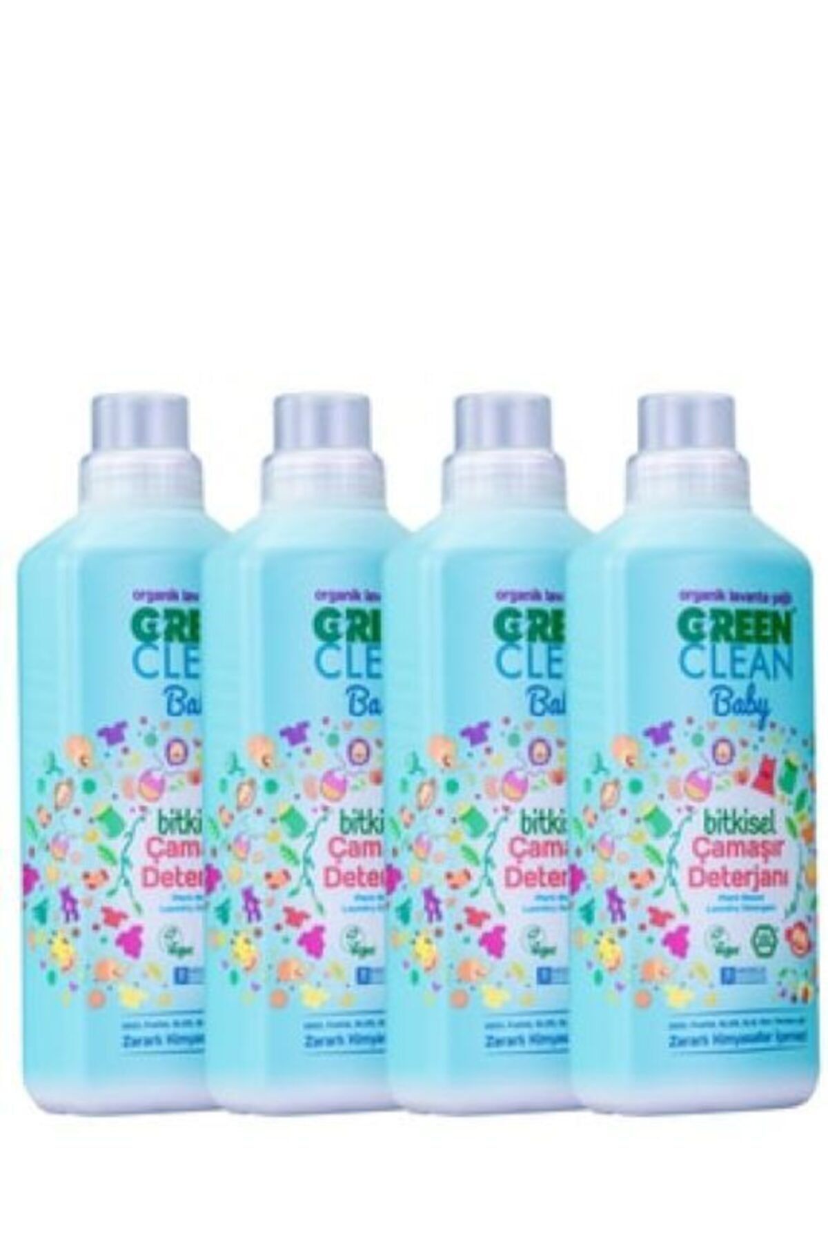 Green Clean Baby Çamaşır Deterjanı 1 lt 4'Lü Set