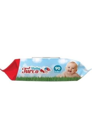 Baby Turco Islak Mendil 90 Lı Kapaklı