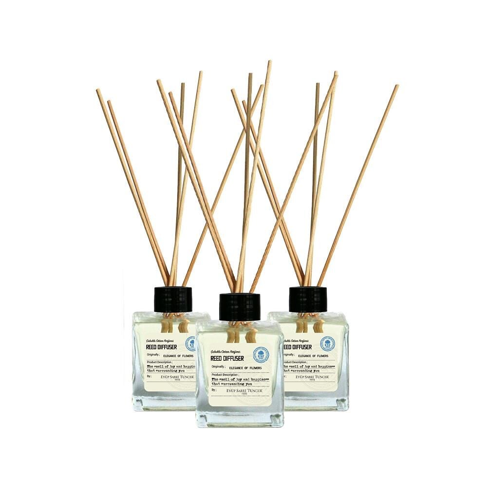 Eyüp Sabri Tuncer Elegance Of Flowers Çubuklu Oda Kokusu 100 ml x 3