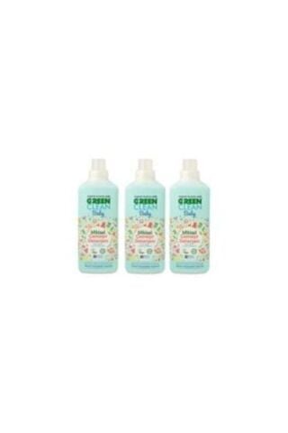 Green Clean Organik Lavanta Yağlı Baby Bitkisel Çamaşır Deterjanı 1000 ml - 3'lü