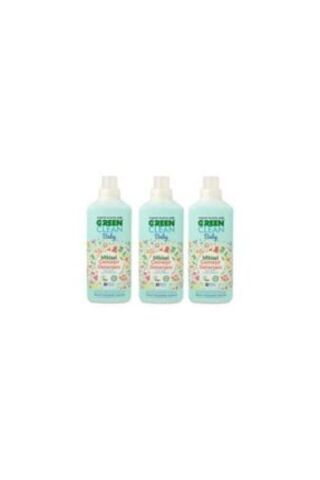Green Clean Organik Lavanta Yağlı Baby Bitkisel Çamaşır Deterjanı 1000 ml - 3'lü