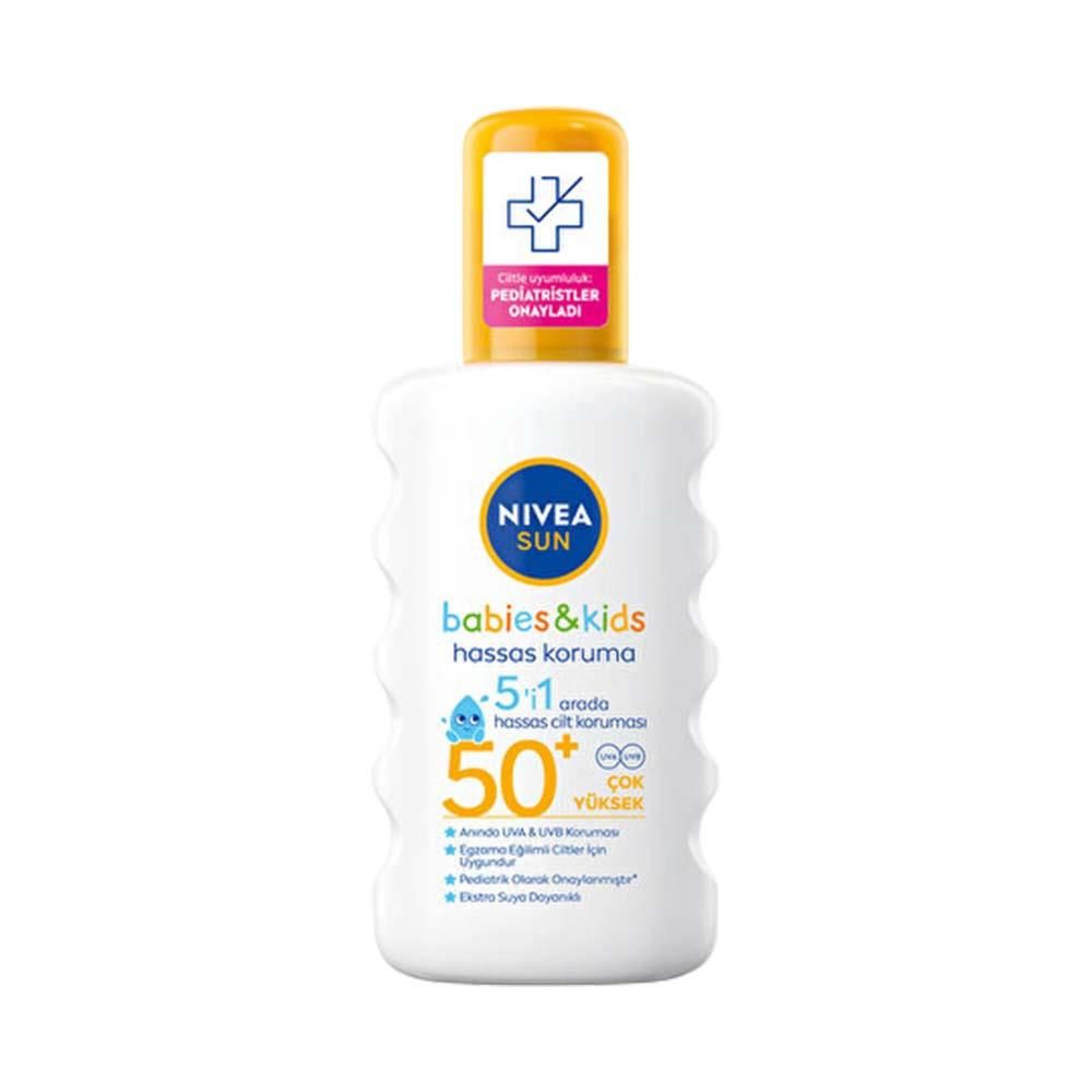 Nivea Sun Çocuk Hassas Güneş Spreyi Gkf 50+ 200 ml