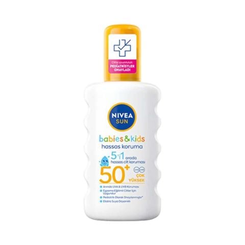 Nivea Sun Çocuk Hassas Güneş Spreyi Gkf 50+ 200 ml