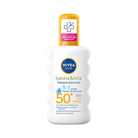 Nivea Sun Çocuk Hassas Güneş Spreyi Gkf 50+ 200 ml