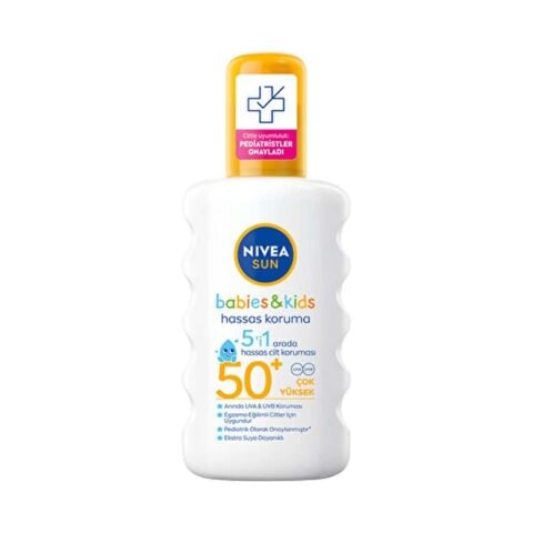 Nivea Sun Çocuk Hassas Güneş Spreyi Gkf 50+ 200 ml