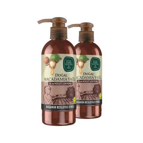 Eyüp Sabri Tuncer Doğal Macadamia Yağlı El ve Vücut Losyonu 250 ml x 2