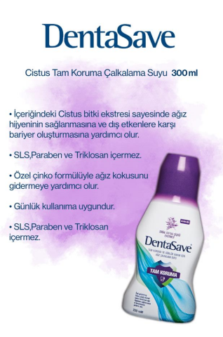 5 AL 4 Öde Dentasave Cistus Tam Koruma Çalkalama Suyu 300 ml ve Rosie