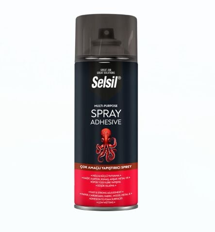 Selsil 2 adet Çok Amaçlı Yapıştırıcı Sprey 400 ml ve Rosie Koku