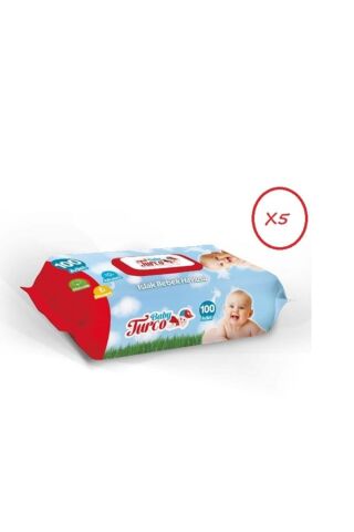 Baby Turco 90'lı Islak Mendil (5 Paket )