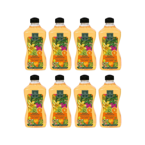 EST Bodrum Mandalinası Doğal Zeytinyağlı Sıvı Sabun 1.5LT x 8