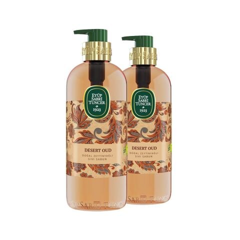 Eyüp Sabri Tuncer Desert Oud Doğal Zeytinyağlı Sıvı Sabun 500 ml x 2