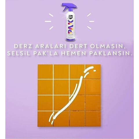 Selsil PAK Genel Amaçlı Mucize Temizleyici Köpük 500 ml
