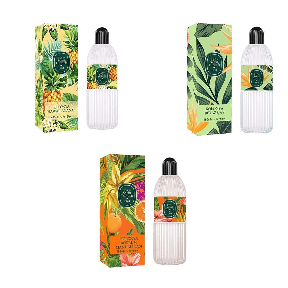 Eyüp Sabri Tuncer Kolonya Bodrum Mandalinası, Hawaii Ananas ve Beyaz Çay