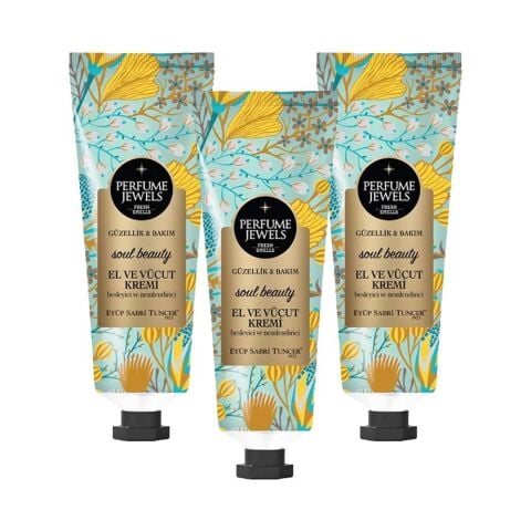 Eyüp Sabri Tuncer Perfume Jewels Soul Beauty El ve Vücut Kremi 50 ml x 3
