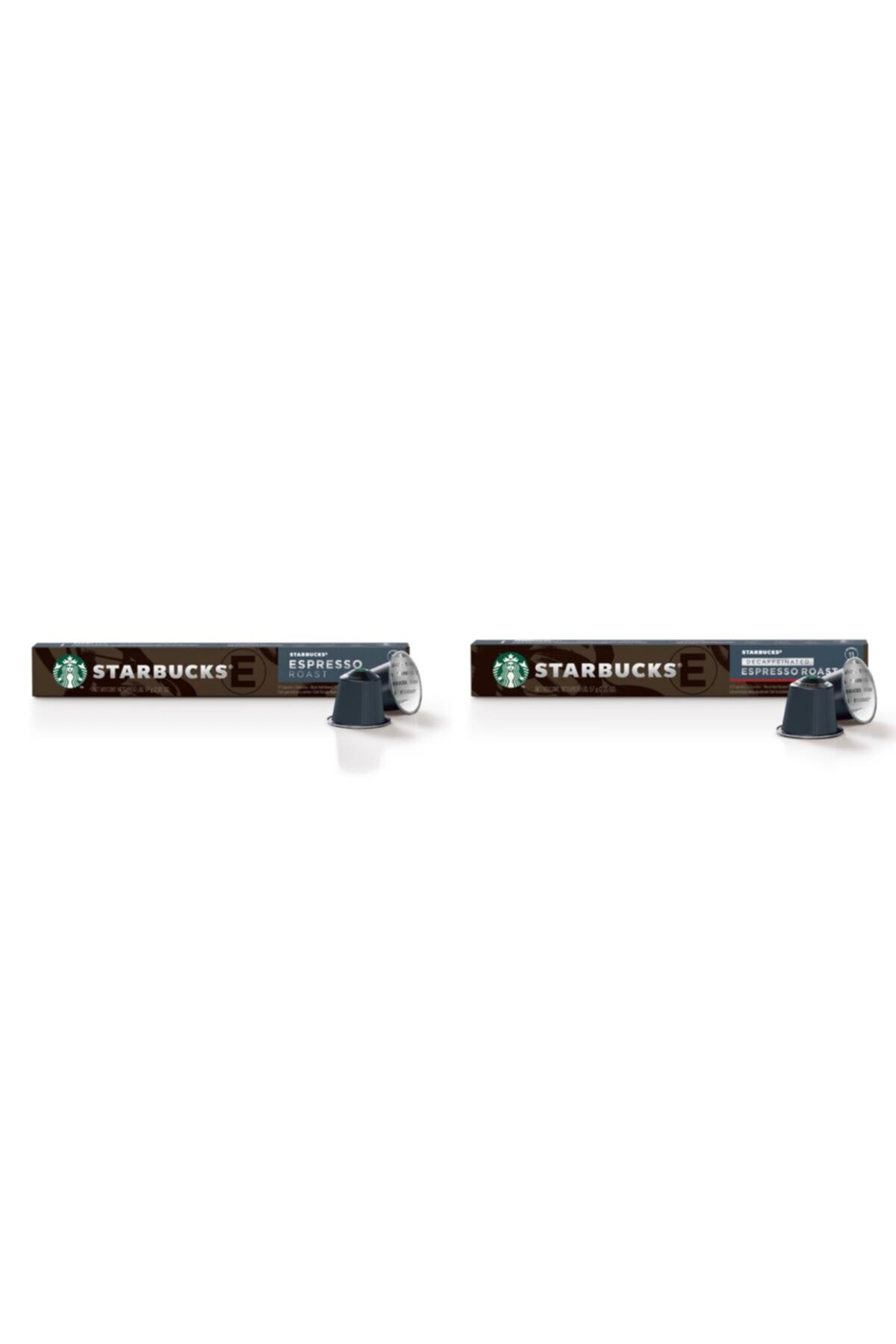 Starbucks Decaf ve Regular Espresso Roast Kapsül Kahve