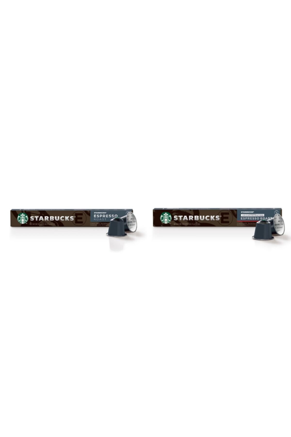 Starbucks Decaf ve Regular Espresso Roast Kapsül Kahve