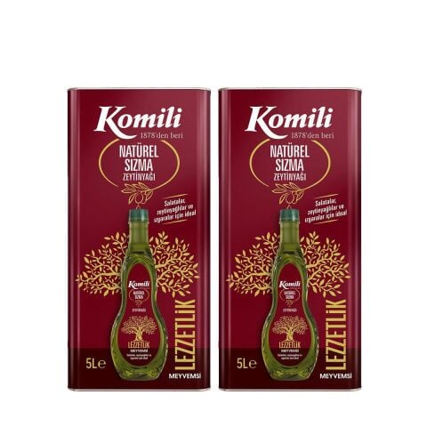 Komili Sızma Zeytinyağı Teneke 5 L x 2