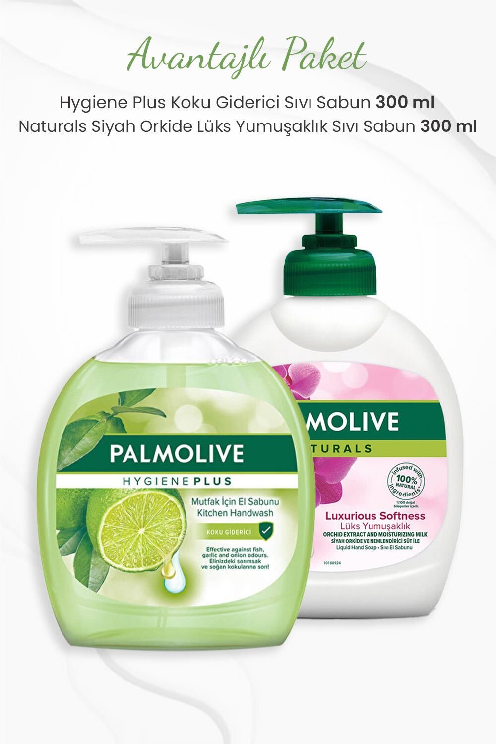 Palmolive Koku Giderici 300 ml ve Siyah Orkide Sıvı Sabun 300 ml