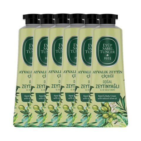 Eyüp Sabri Tuncer El ve Vücut Kremi Ayvalık Zeytin Çiçeği 50 ml x 6