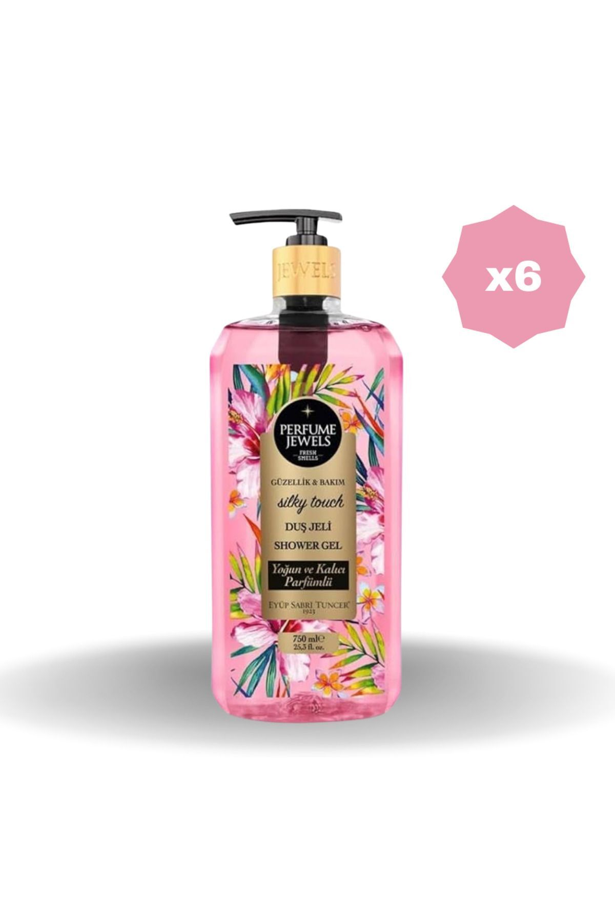Eyüp Sabri Tuncer Silky Touch Duş Jeli Pet Şişe 750 ML - (6 ADET)