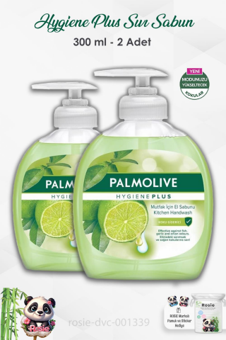 2'li Set Palmolive Hygiene Plus Koku Giderici Sıvı Sabun 300 ml ve ROSIE