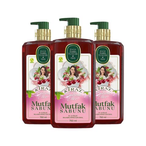 Eyüp Sabri Tuncer Kiraz Mutfak Sabunu 750 ml x 3
