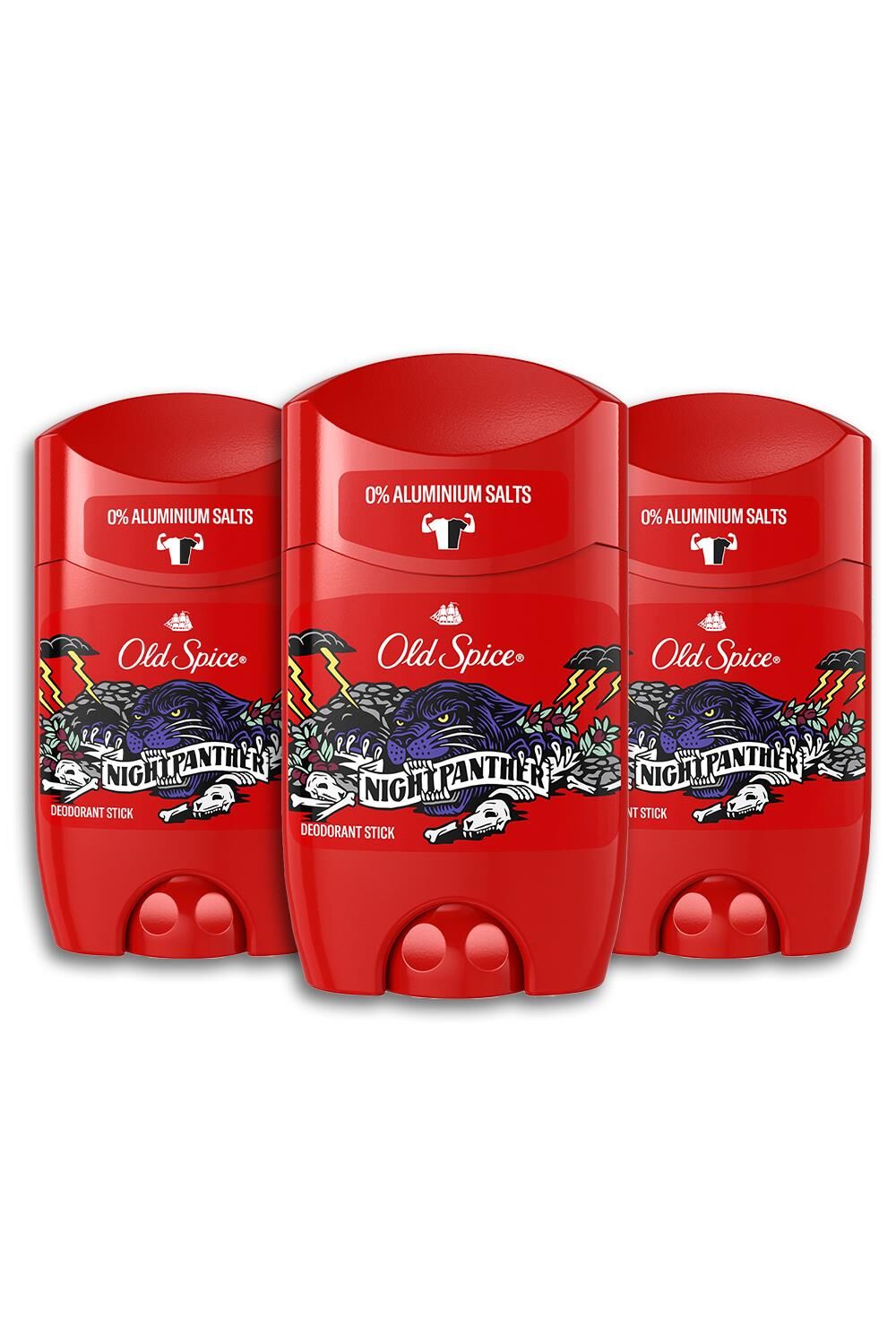 Old Spice Night Panter Deodorant Stick 50 ml - 3 Adet