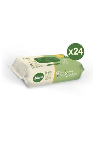 Doğal Organik Pamuklu Temizlik Havlusu 50 Yaprak X 24 Paket