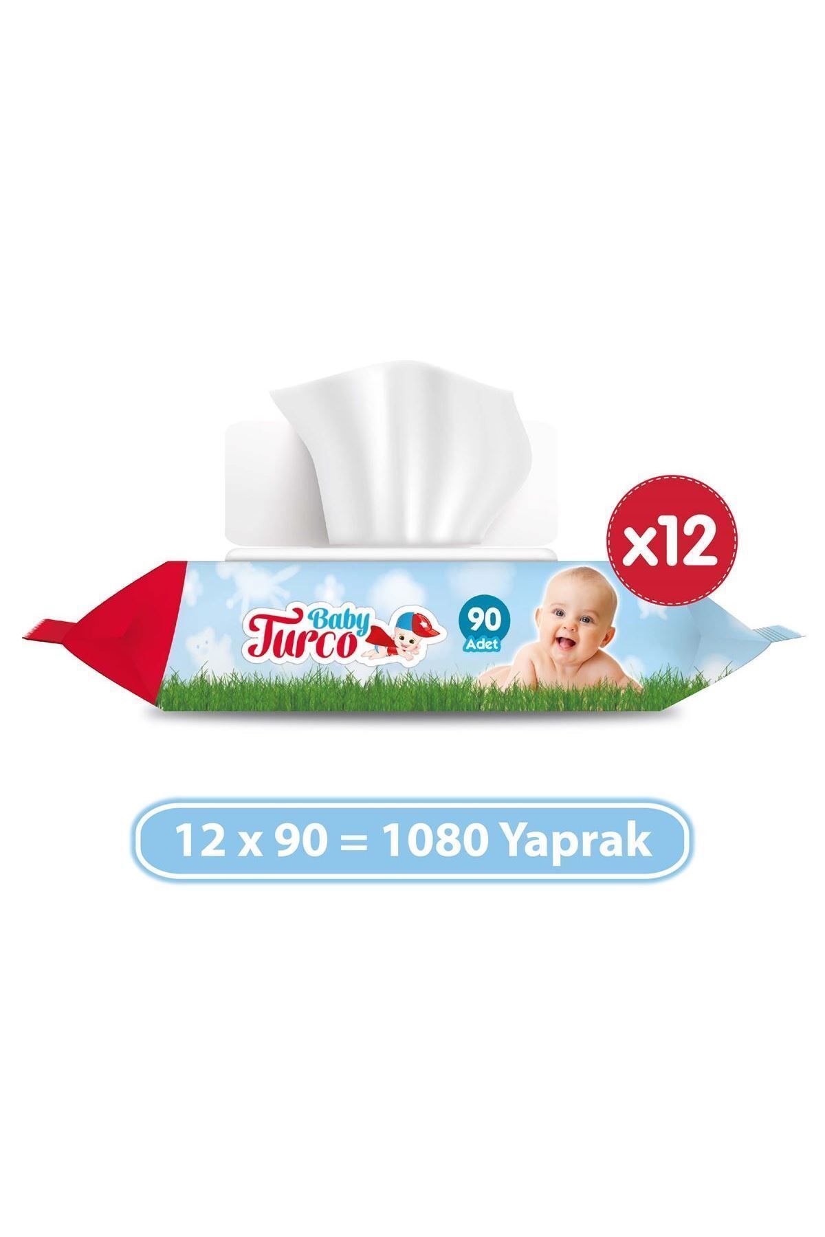 Baby Turco Islak Bebek Havlusu 90 Yaprak