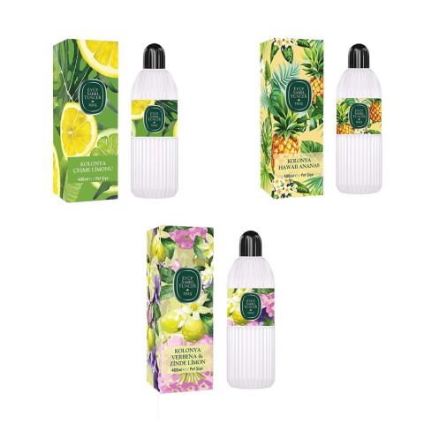 Eyüp Sabri Tuncer Kolonya Verbena & Zinde Limon, Çeşme Limonu ve Hawaii Ananas