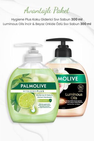 Palmolive Koku Giderici ve İncir & Beyaz Orkide Sıvı Sabun 300 ml