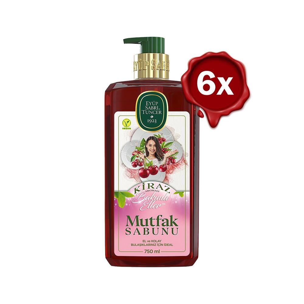 Eyüp Sabri Tuncer Kiraz Mutfak Sabunu 750 ml x 6