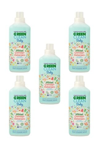 U Green Clean Baby Çamaşır Deterjanı 1 L x 5
