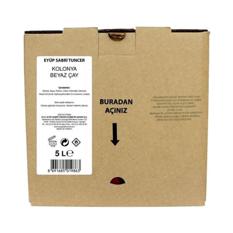 Eyüp Sabri Tuncer Beyaz Çay Kolonyası 5 lt