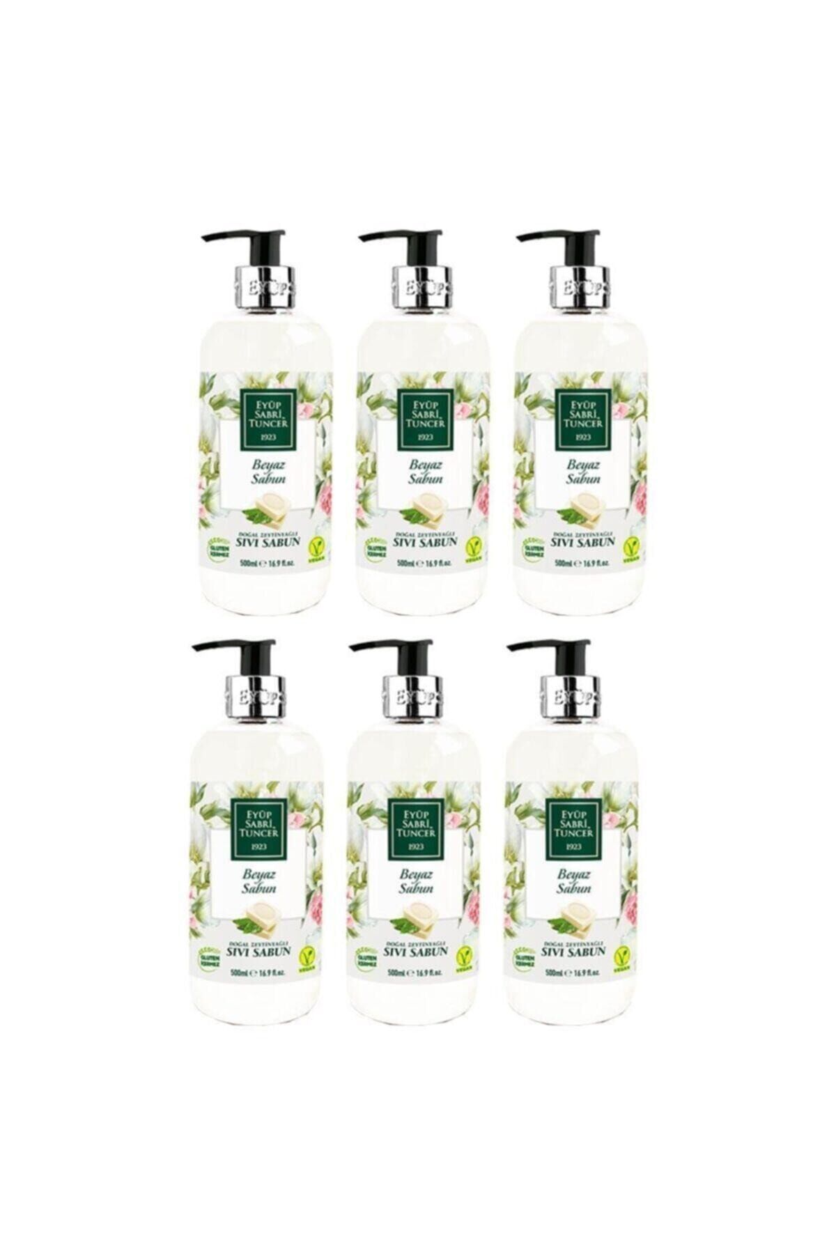 Eyüp Sabri Tuncer Beyaz Sabun Sıvı Sabun 500ml - 6 Adet