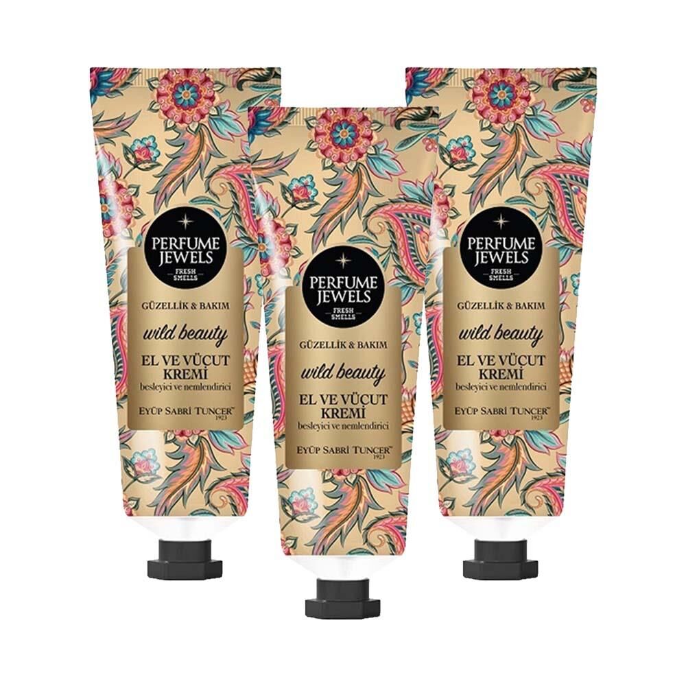 Eyüp Sabri Tuncer Perfume Jewels Wild Beauty El Kremi 50ML x 3
