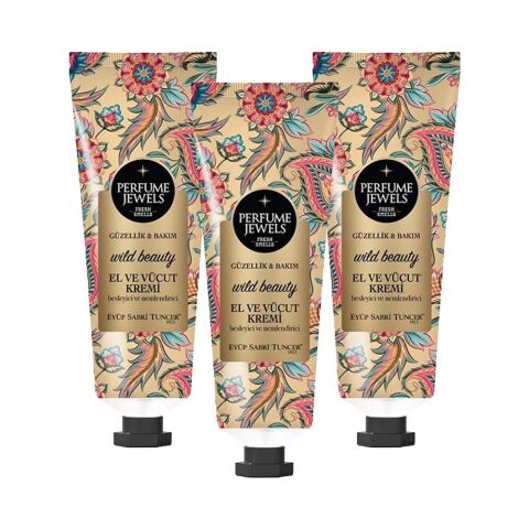 Eyüp Sabri Tuncer Perfume Jewels Wild Beauty El Kremi 50ML x 3