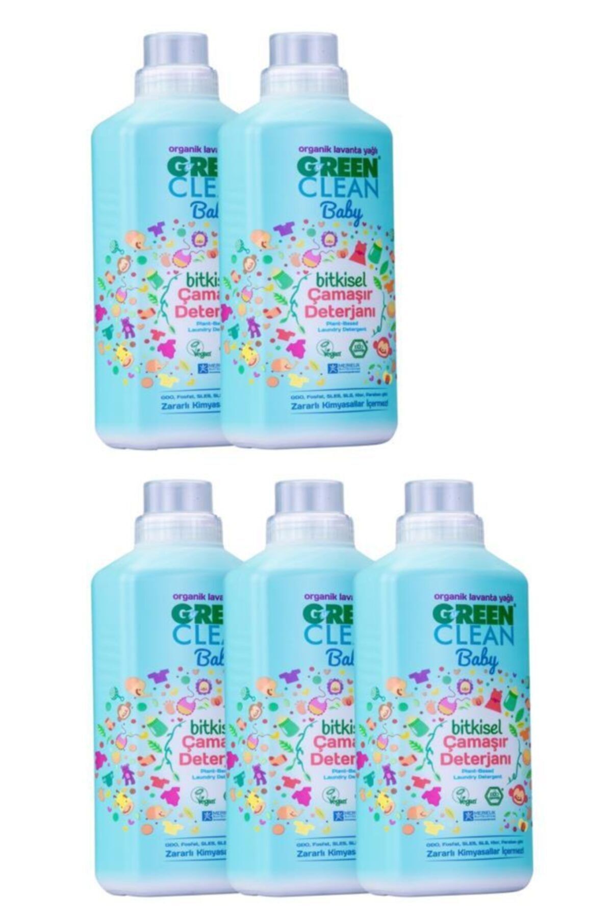 U Green Clean Baby Çamaşır Deterjanı 1 L x 5