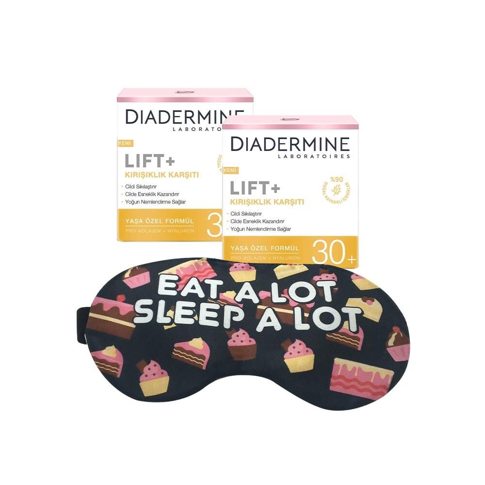 Diadermine Kırışıklık Karşıtı Krem Lift+ 30+ x 2 ve Uyku Bandı Hediyeli