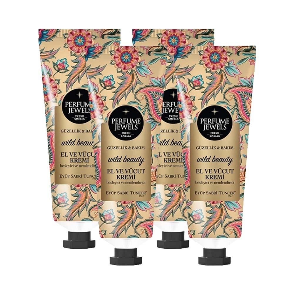 Eyüp Sabri Tuncer Perfume Jewels Wild Beauty El Kremi 50ML x 4