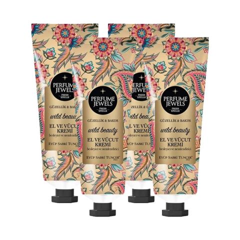 Eyüp Sabri Tuncer Perfume Jewels Wild Beauty El Kremi 50ML x 4