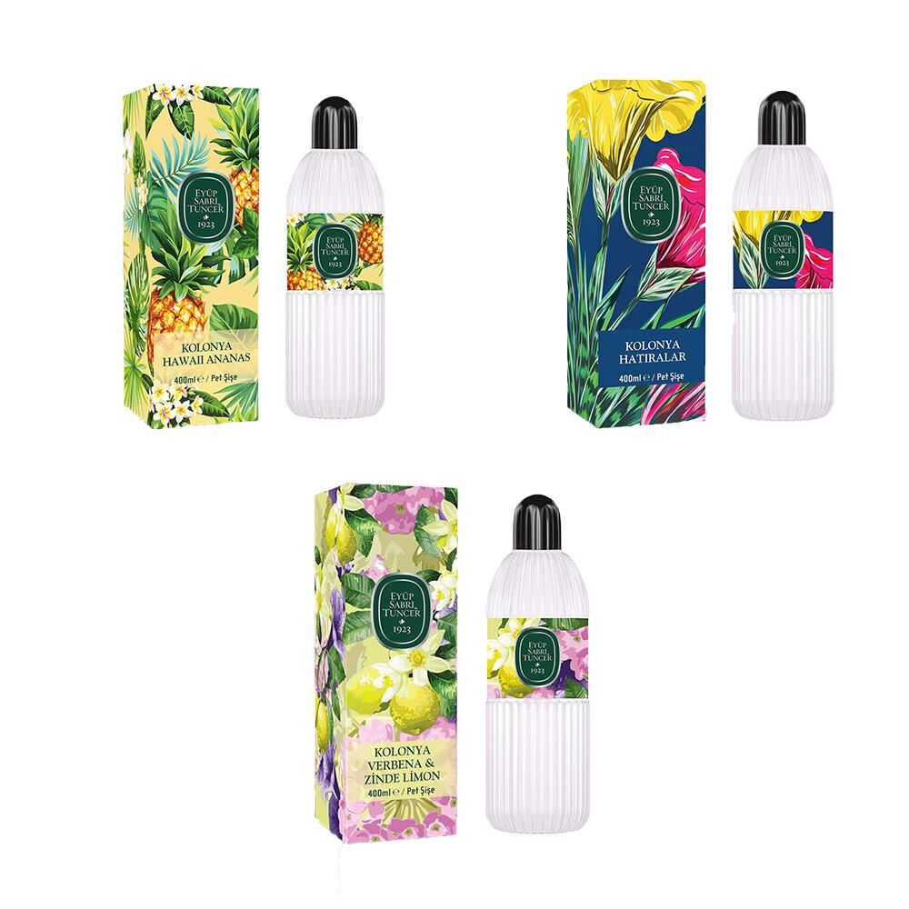 Eyüp Sabri Tuncer Kolonya Verbena & Zinde Limon, Hawaii Ananas ve Hatıralar