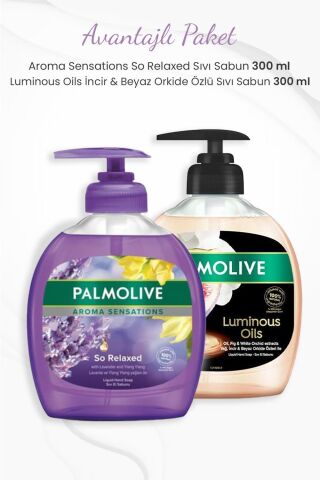 Palmolive Aroma Sensations ve İncir & Beyaz Orkide Sıvı Sabun 300 ml