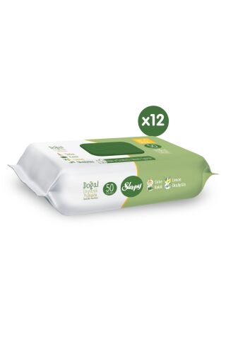 Sleepy Doğal Organik Pamuklu Temizlik Havlusu 12x50