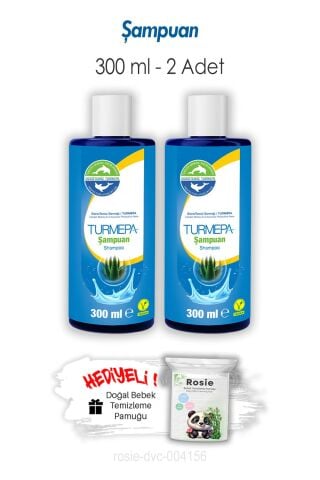 Turmepa 2 Adet Şampuan 300 ML ve ROSIE