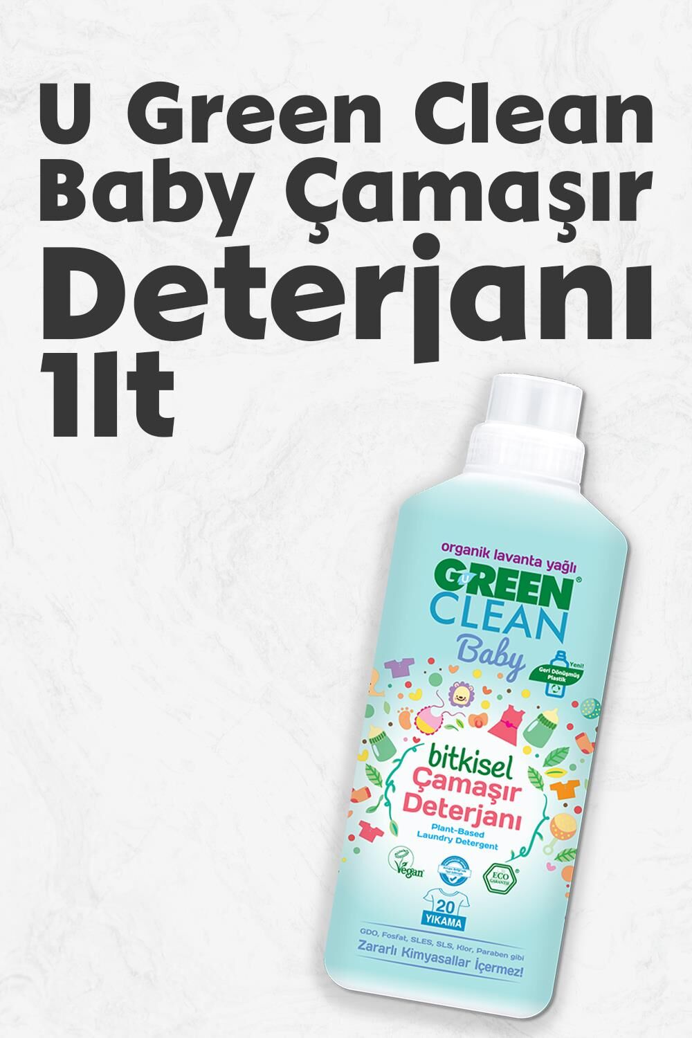 U Green Clean Baby Çamaşır Deterjanı 1 L
