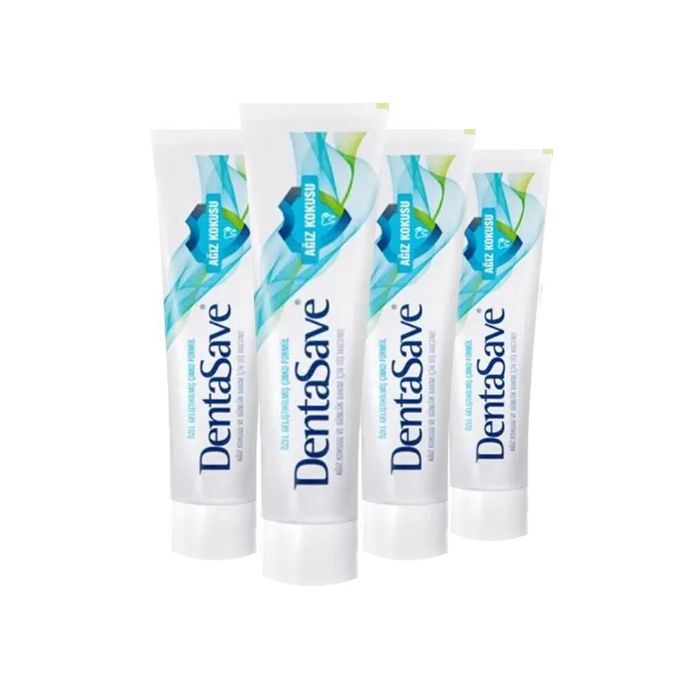 DentaSave Diş Macunu Ağız Kokusu Çinko Formül 75 ml x 4
